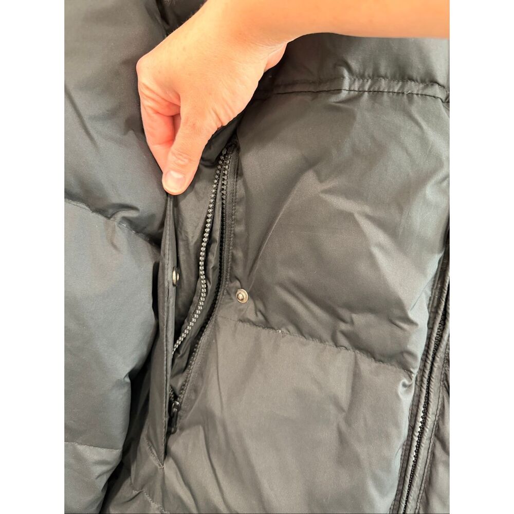 Vintage Etnies Down Puffer Jacket Men’s L Black - Picture 2 of 11